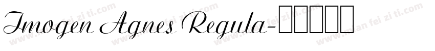 Imogen Agnes Regula字体转换